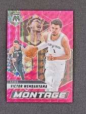 Victor Wembanyama 2024-25 Panini Mosaic Montage card