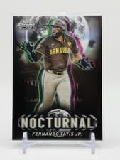 2025 Topps Chrome Black Nocturnal Fernando Tatis Jr. #NOC-12 card