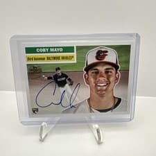 2025 Topps Heritage Real One Autographs Coby Mayo #ROA-CM card