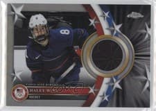 Haley Winn 2026 Topps Chrome Olympic Hopefuls Memorabilia Piece card