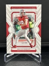 2025 Panini National Treasures Collegiate Base Set Will Howard #33 card