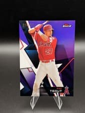Mike Trout 2018 Topps Finest card