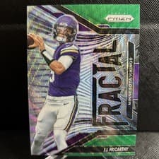 2025 Panini Prizm Fractal J.J. McCarthy #15 card