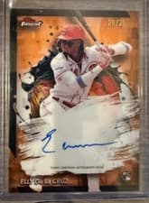 Elly De La Cruz 2024 Topps Finest Autograph card