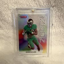 2025 Leaf Vivid Neon Jeremiyah Love #NB-30 card