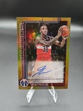 2025-26 Topps Flagship Real One Rookie Autographs Jamir Watkins #TFRR-JW card