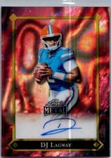 2025 Leaf Metal 92 Autographs DJ Lagway #92L-DJL card