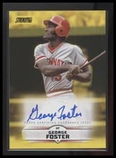 2025 Stadium Club Base Autographs George Foster #SCBA-GF card