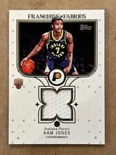 2025-26 Topps Franchise Fabrics Kam Jones #FF-KO card