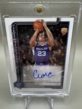 2025-26 Topps Flagship Real One Rookie Autographs Cedric Coward #TFRR-CC card
