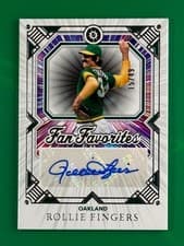 2025 Panini Boys of Summer Fan Favorite Signatures Rollie Fingers #16 card