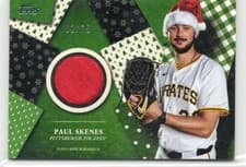 2025 Topps Holiday Holiday Relics Paul Skenes #HR-PS card