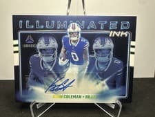 2025 Panini Luminance Illuminated Ink Keon Coleman #12 card