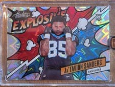 2024 Panini Absolute Explosive Ja'Tavion Sanders #EX-JSS card