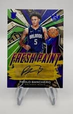 Paolo Banchero 2022 Panini Court Kings Fresh Paint Autographs card