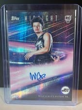 2025-26 Topps Midnight Rookie Horizon Signatures Walter Clayton Jr. #RHS-WC card