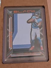 2025 Panini Black Sizeable Rookie Memorabilia Elic Ayomanor #2 card