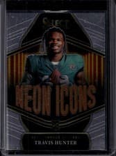 2025 Panini Select Neon Icons Travis Hunter #11 card