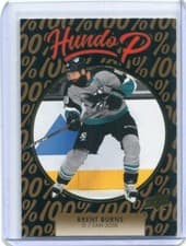 Brent Burns 2021 Upper Deck Hundo P card