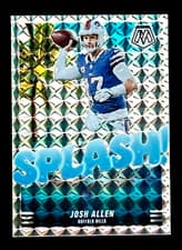 2025 Panini Mosaic Splash Mosaic Josh Allen #11 card