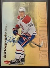 2025-26 Flair Autographics Ivan Demidov #A-ID card