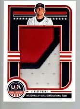 2025 Panini Stars & Stripes Jumbo Material Jersey Prime Nelson Keljo #JMJ-HG card