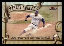 2025 Finest Timelines Jackie Robinson #FT-18 card