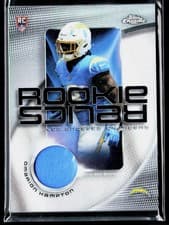 2025 Topps Chrome Rookie Relics Omarion Hampton #RR-OH card