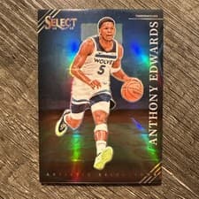 2024-25 Panini Select Artistic Selections Anthony Edwards #9 card
