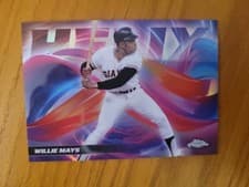 2025 Topps Chrome Helix Willie Mays #HX-15 card