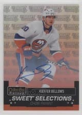 Kieffer Bellows 2021 O-Pee-Chee Platinum 2020 Update Sweet Selections Rainbow Autograph card