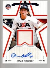 2025 Panini Stars & Stripes Signature Materials Ethan Holliday #SSM-EH card