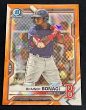 Brainer Bonaci 2021 Bowman Draft Sapphire card