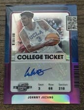 Johnny Juzang 2022 Panini Chronicles Draft Picks Contenders Optic College Ticket Autograph card