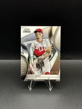 2025 Topps Chrome Black Base Set Zach Neto #16 card