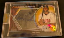 2025 Topps Five Star Pentamerous Penmanship Autographs Torii Hunter #PP-TH card