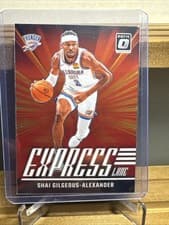 Shai Gilgeous-Alexander 2024 Panini Donruss Optic Express Lane card