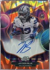 2025 Topps Cosmic Chrome First Flight Signatures Jaydon Blue #FFS-JB card