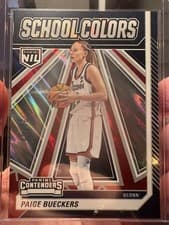 Paige Bueckers 2024 Panini UConn Contenders School Colors card