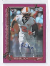 2025 Topps Chrome Rookies Autographs Emeka Egbuka #RA-EE card