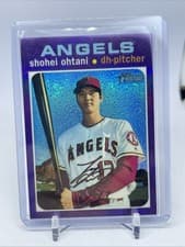 Shohei Ohtani 2020 Topps Heritage card