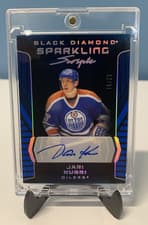 2025-26 Upper Deck Black Diamond Sparkling Scripts Jari Kurri #SS-JK card