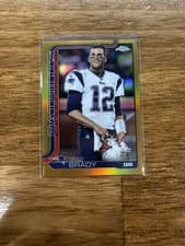 Tom Brady 2025 Topps Chrome card