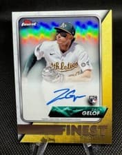 2024 Finest Rookies Autographs Zack Gelof #FR-ZG card