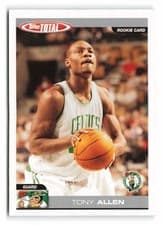Tony Allen 2004-05 Topps Total Base Set card