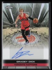 2025-26 Topps Chrome Topps Autograph Issue Veterans Gradey Dick #TAU-GD card