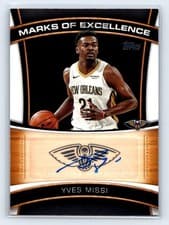 2025-26 Topps Marks of Excellence Yves Missi #ME-YM card