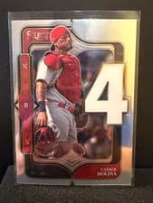 2025 Panini Select Select Numbers Yadier Molina #24 card