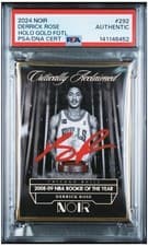 2024-25 Panini Noir Base Set Derrick Rose #292 card