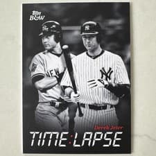 2025 Topps Black & White Time Lapse Derek Jeter #TL7 card